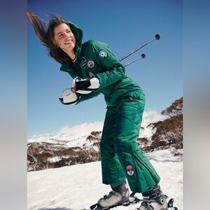 NWT Free People All Prepped Patch Ski Suit